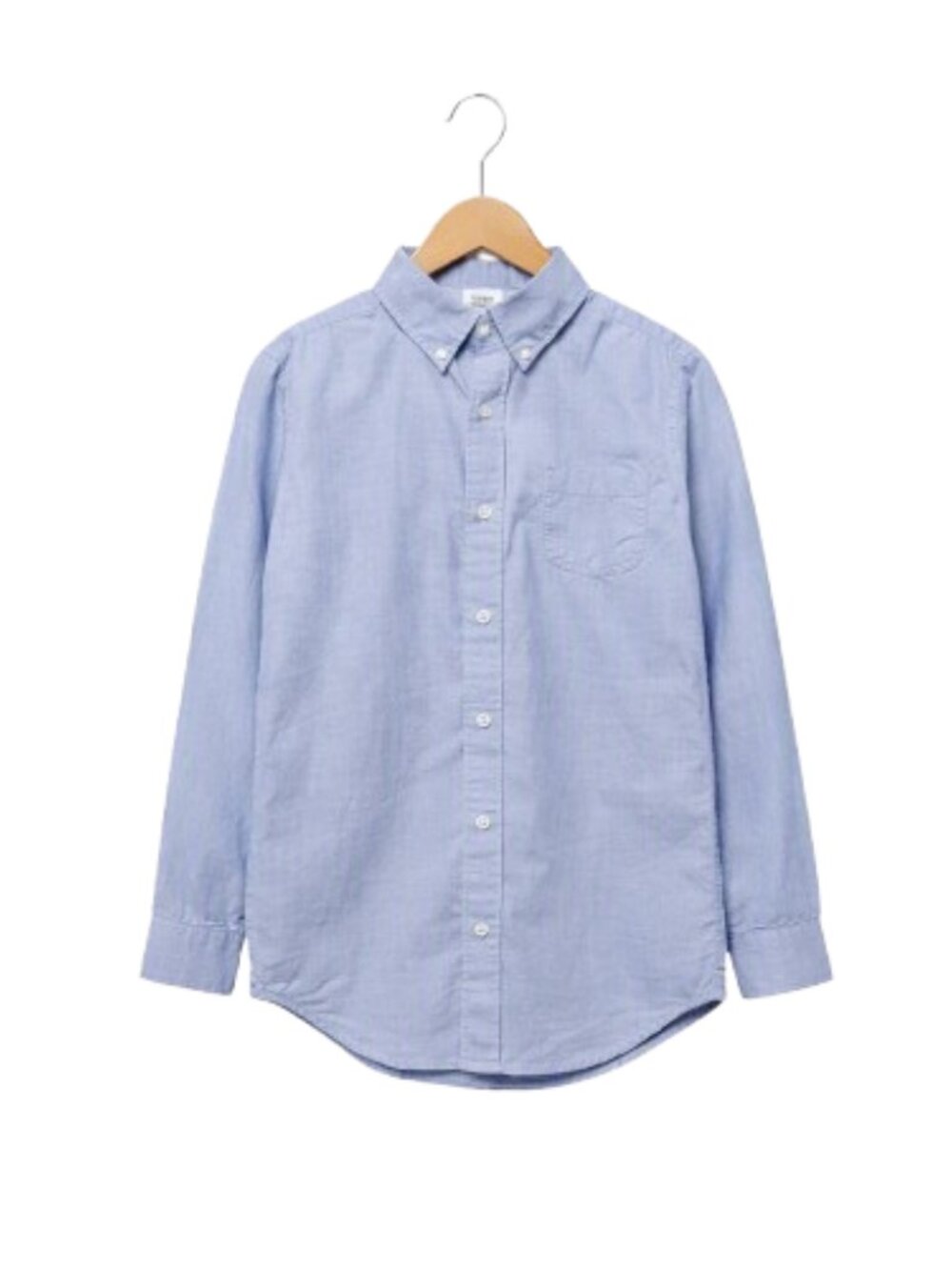 Janie & Jack Special Occasion Boys Button Down Dress Shirt Size 6 Light Blue